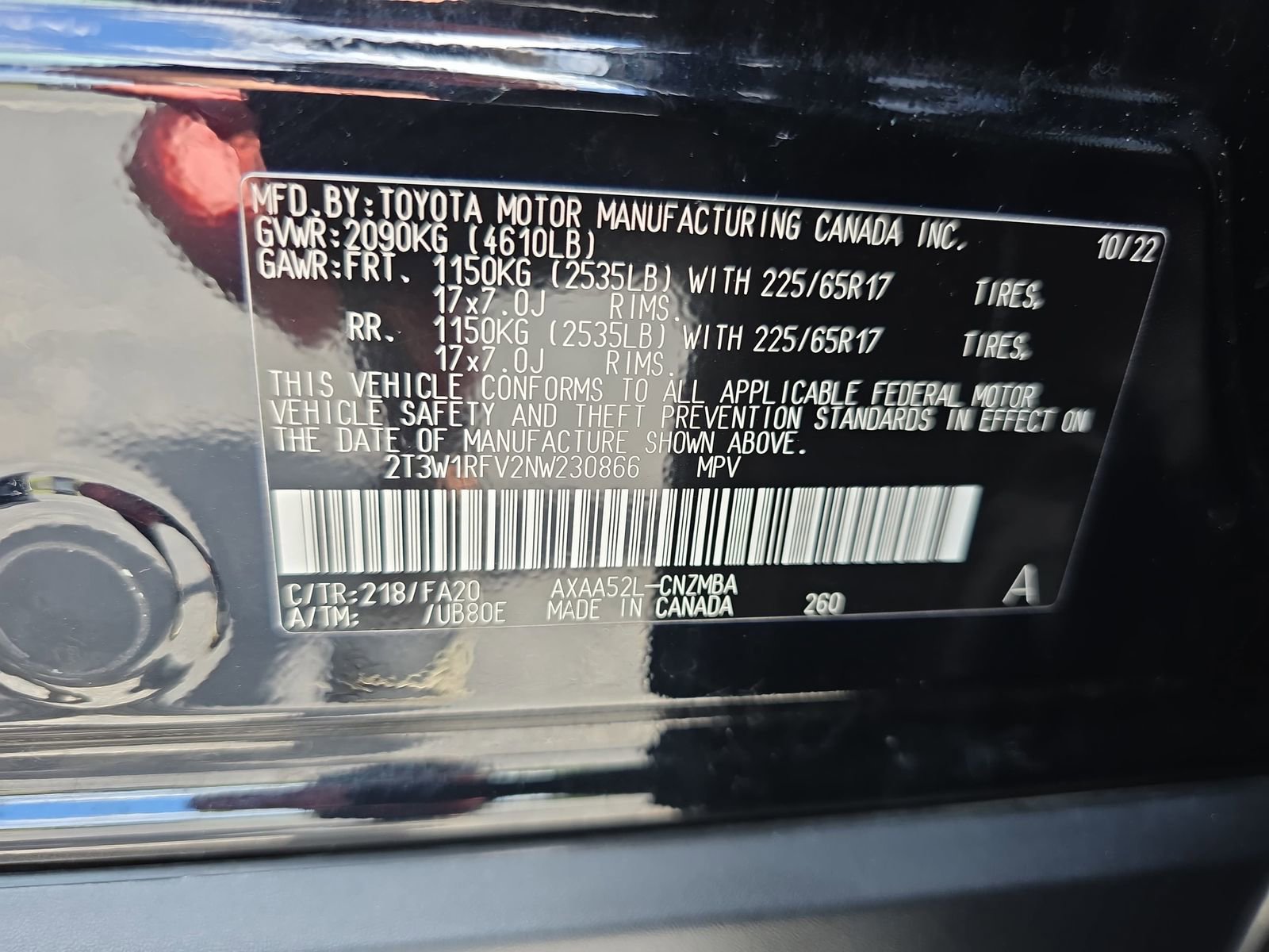 Used 2022 Toyota RAV4 XLE w/ Convenience Package FWD image 35