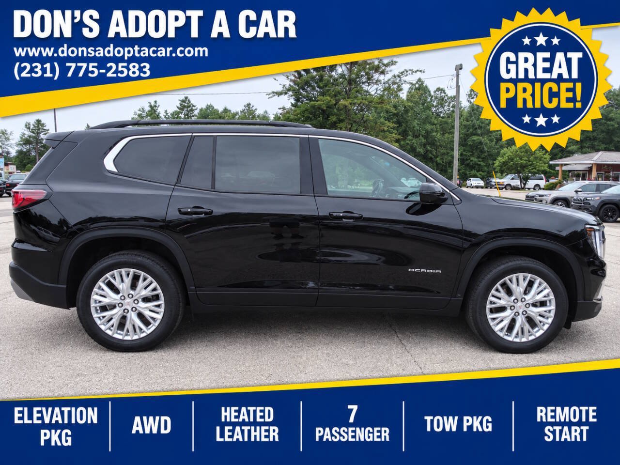 Used 2025 GMC Acadia AWD Elevation w/ Elevation Premium Package