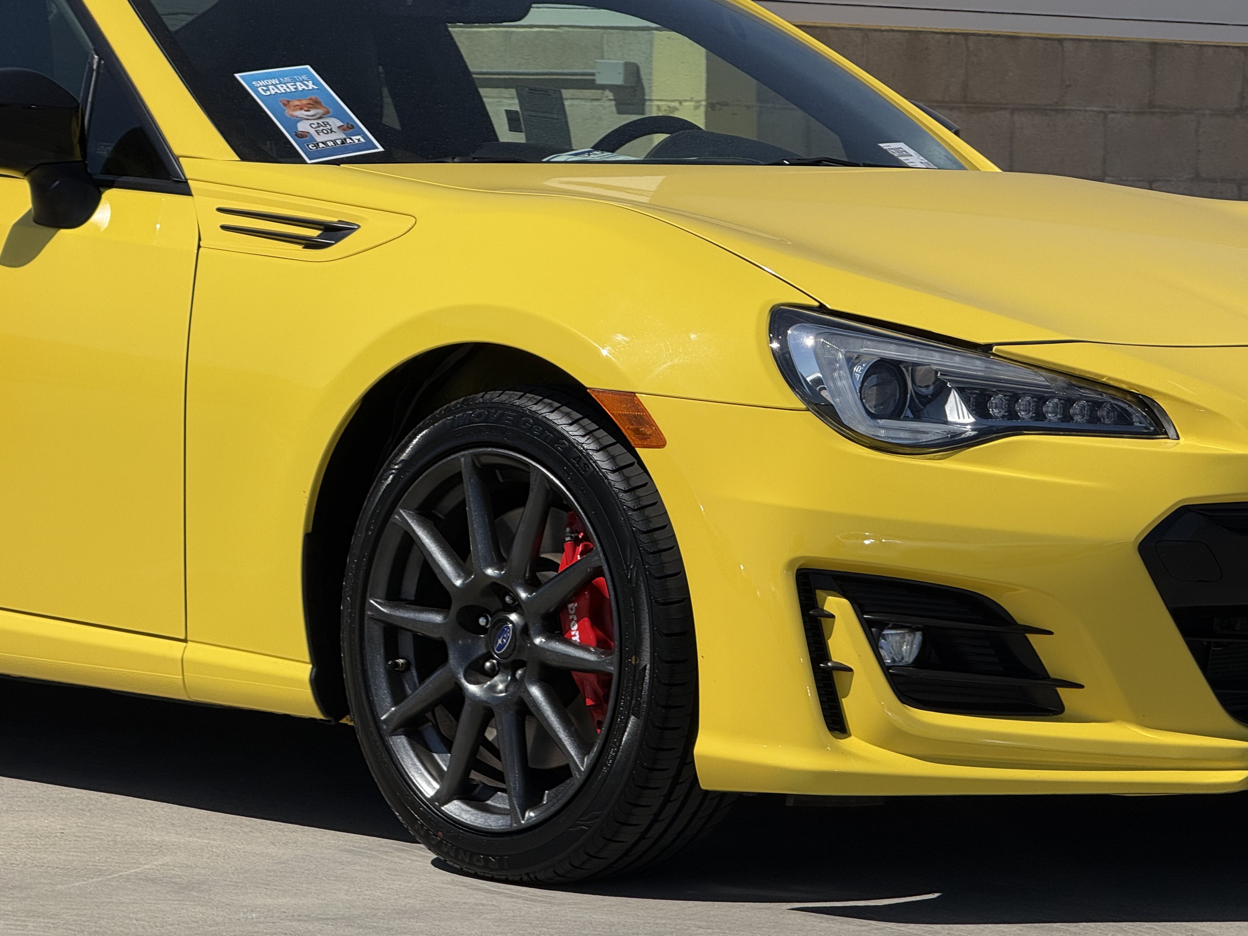 Used 2017 Subaru BRZ Series.Yellow RWD image 4