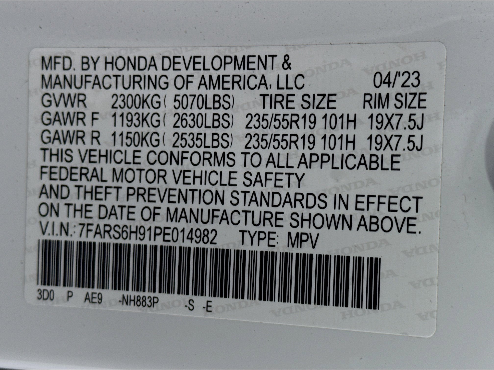 Certified 2023 Honda CR-V Sport Touring image 33