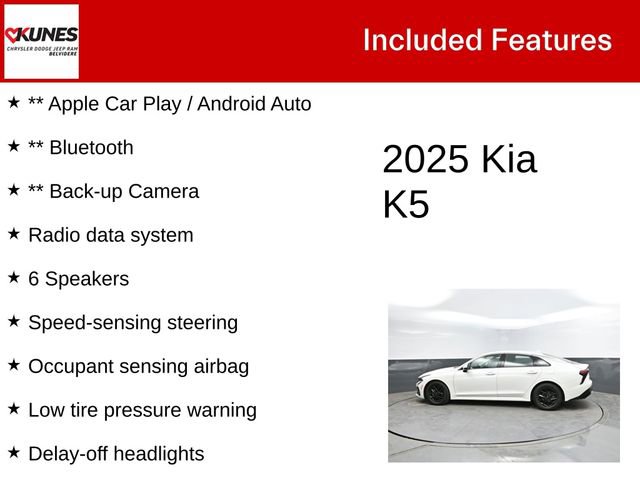 Used 2025 Kia K5 LXS FWD image 3