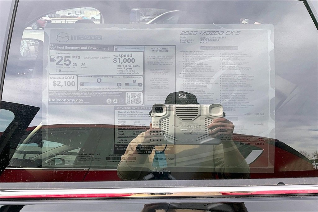New 2025 MAZDA CX-5 AWD 2.5 S w/ Select Package image 13