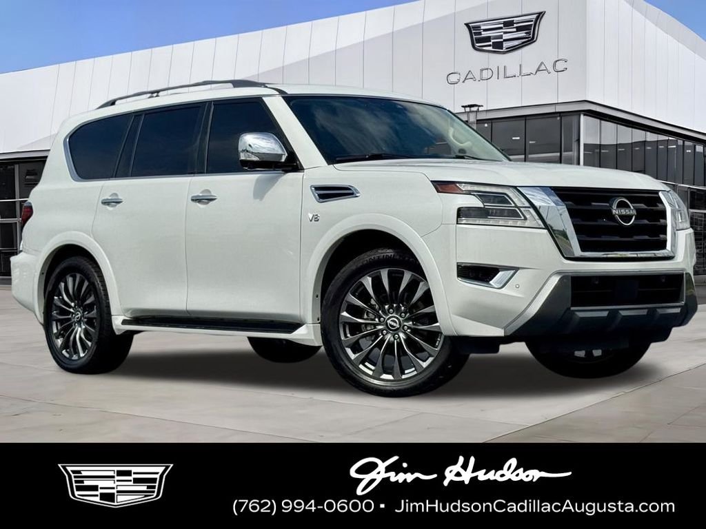 Used 2022 Nissan Armada Platinum w/ Captain's Chairs Package