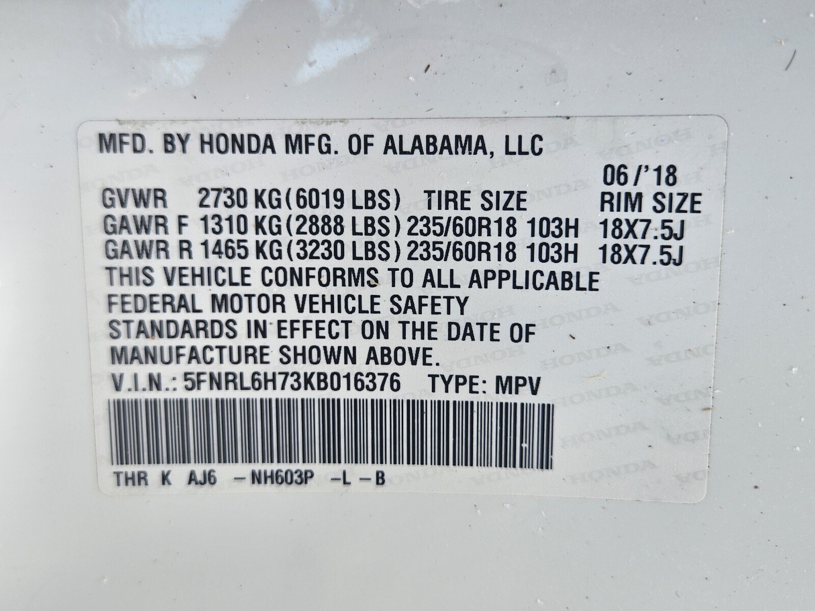 Used 2019 Honda Odyssey EX-L image 36