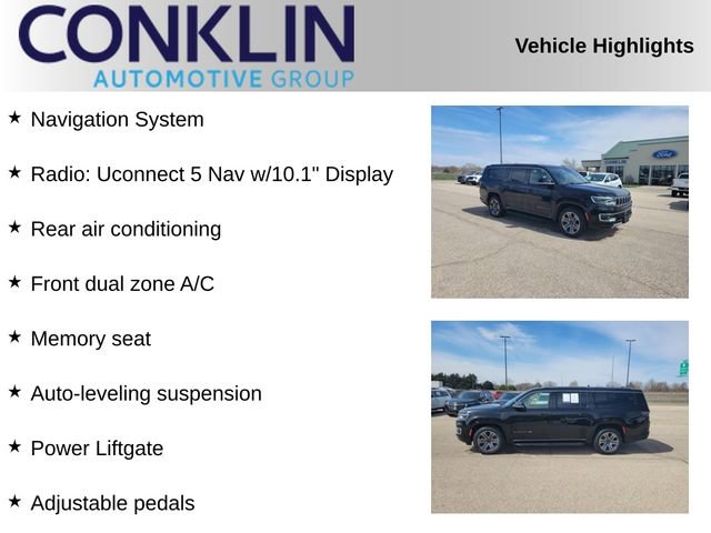 Used 2024 Jeep Wagoneer L Series II w/ Flexible Seating Group image 2