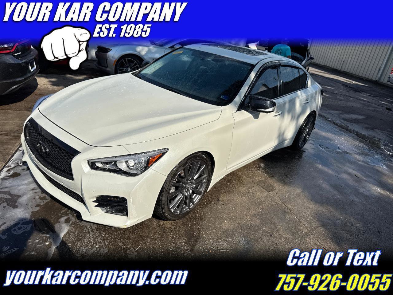 Used 2016 INFINITI Q50 Red Sport 400 AWD/4WD image 1