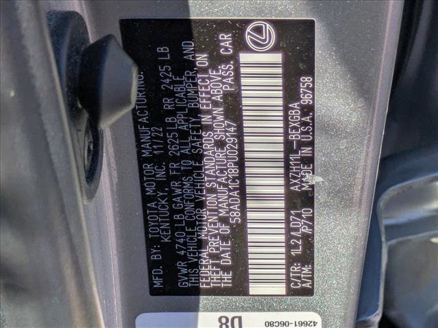 Used 2023 Lexus ES 300h w/ Premium Package image 24