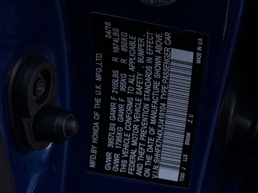 Used 2018 Honda Civic Sport image 26