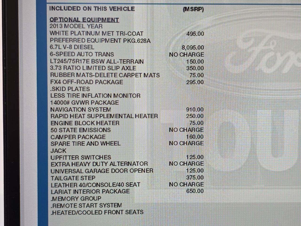 Used 2013 Ford F350 Lariat w/ Lariat Interior Pkg AWD/4WD image 22