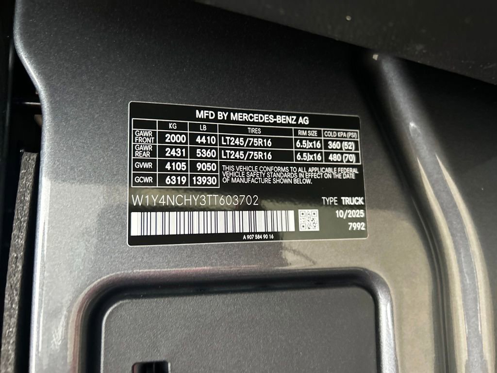 New 2026 Mercedes-Benz Sprinter 2500 image 27