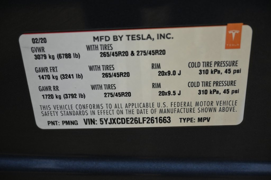 Used 2020 Tesla Model X Long Range AWD/4WD image 31