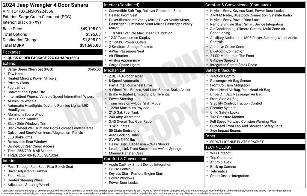 Used 2024 Jeep Wrangler Sahara image 33