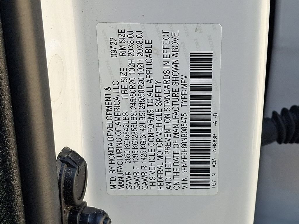 Used 2022 Honda Pilot Touring image 28