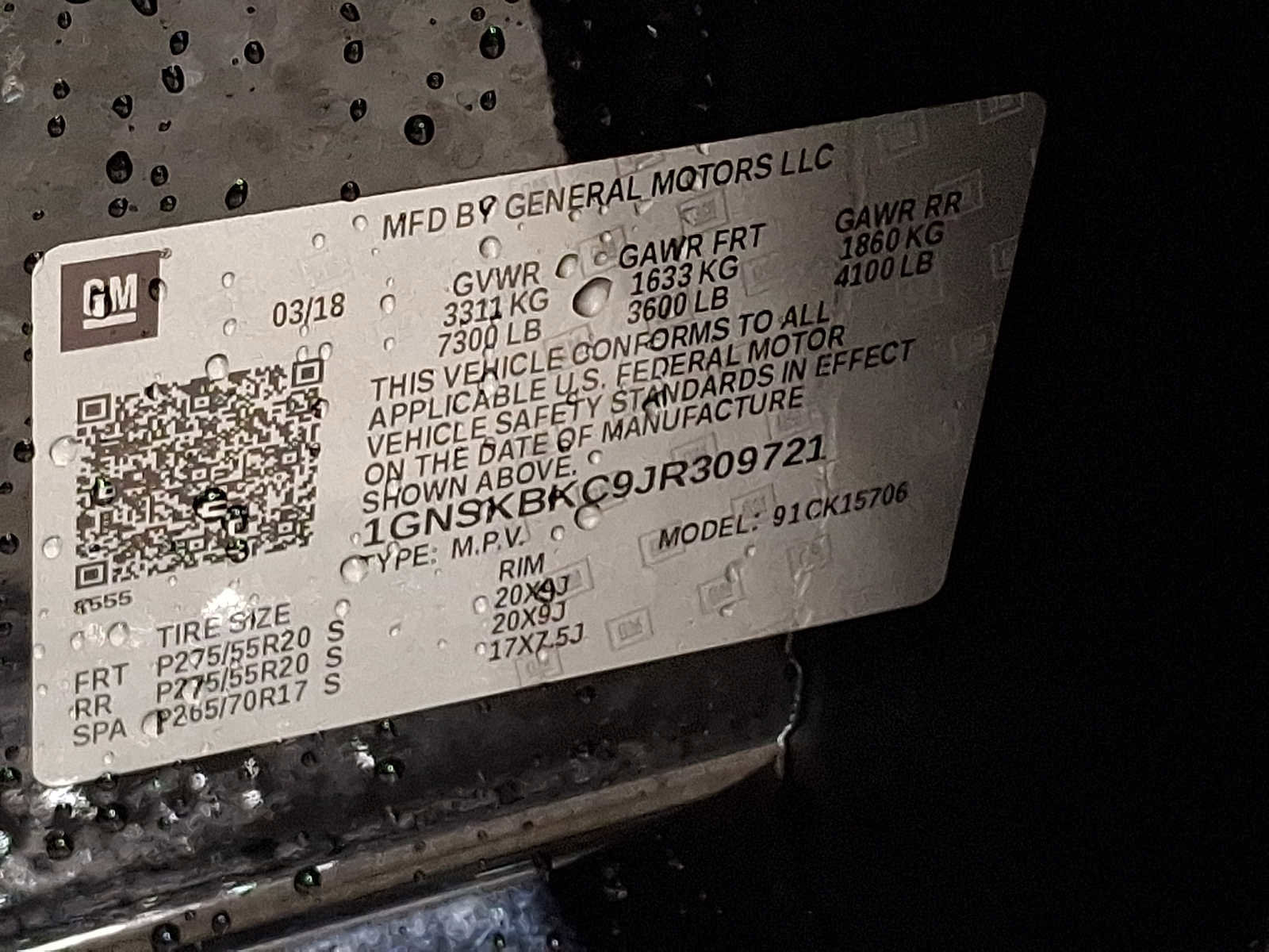 Certified 2018 Chevrolet Tahoe LT image 27