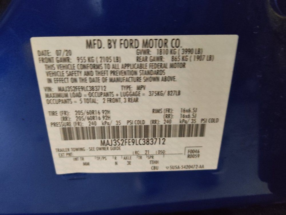 Used 2020 Ford EcoSport S FWD image 33