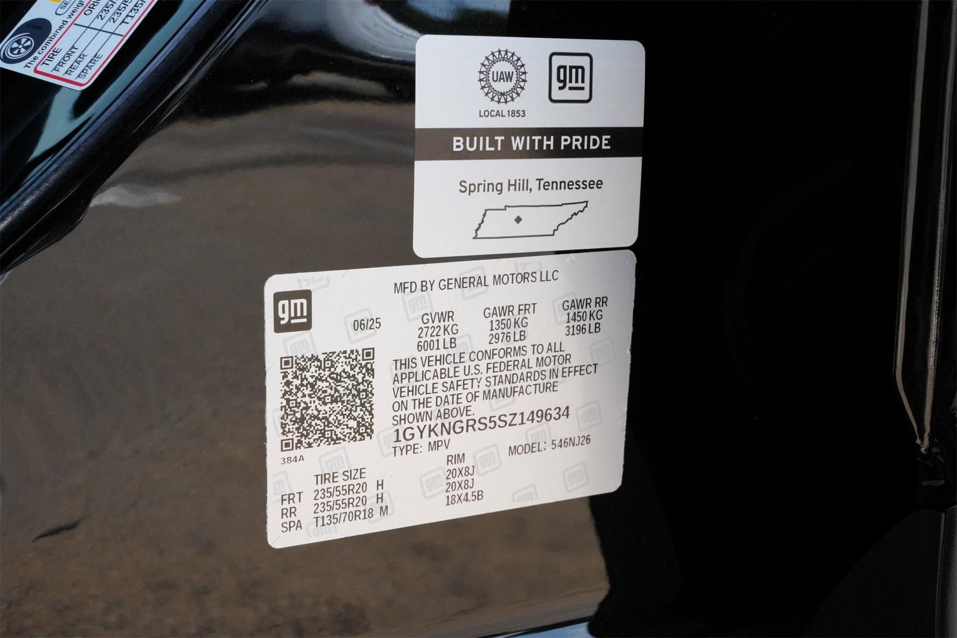 New 2025 Cadillac XT5 Sportv w/ LPO, Red Accent Package image 30