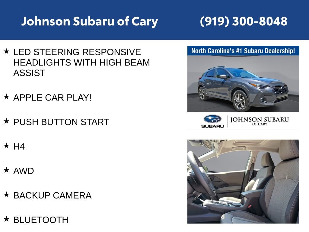 Used 2024 Subaru Crosstrek 2.0i Premium AWD/4WD image 12