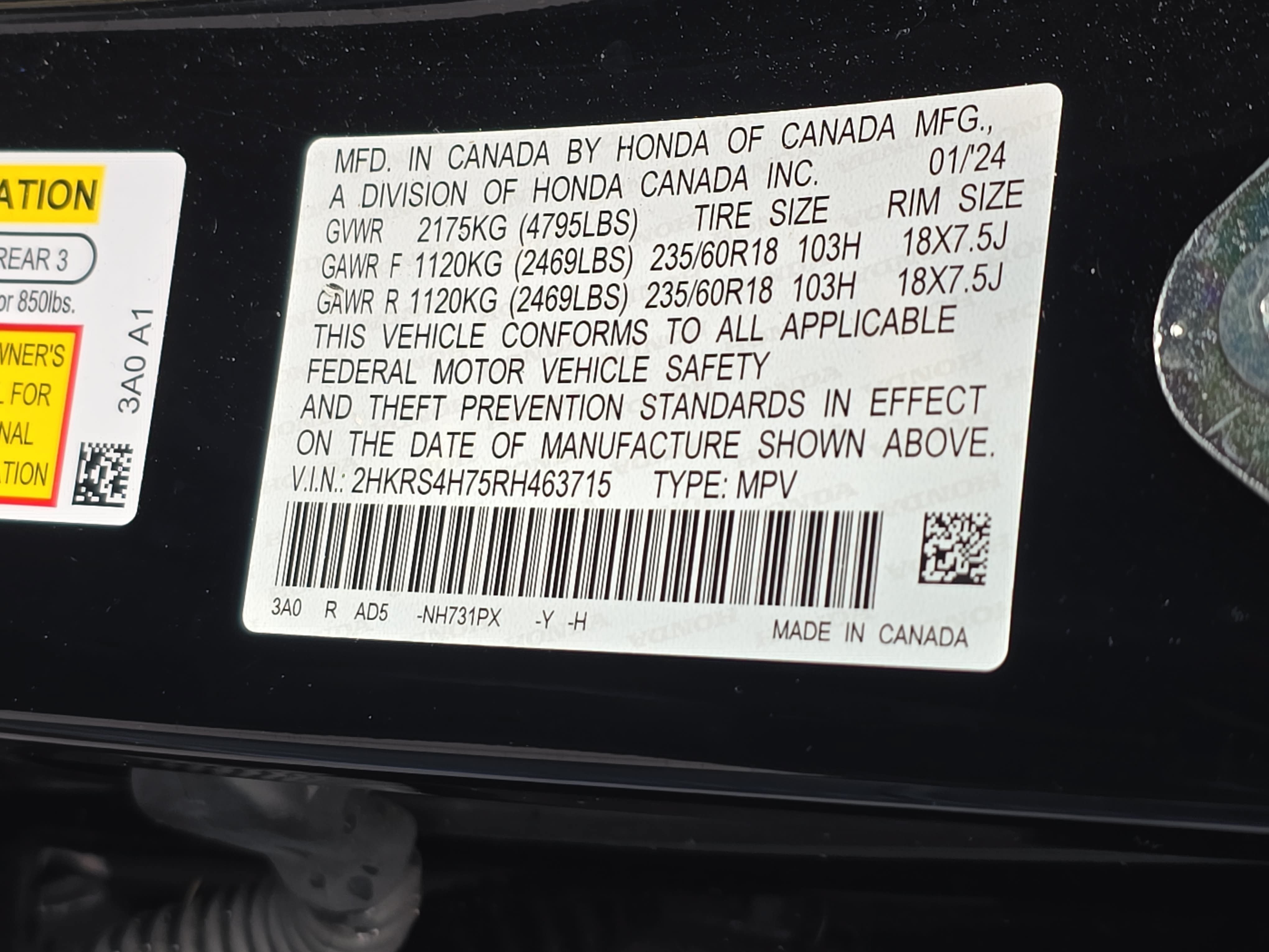 Certified 2024 Honda CR-V EX-L image 36