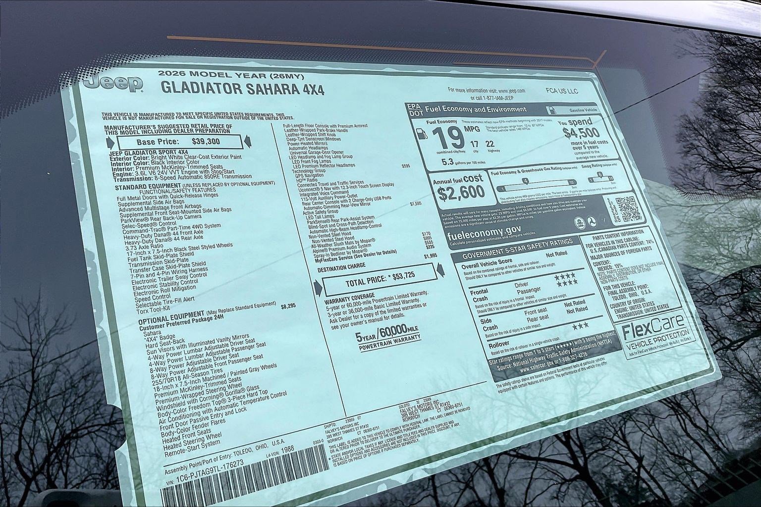 New 2026 Jeep Gladiator Sahara image 14