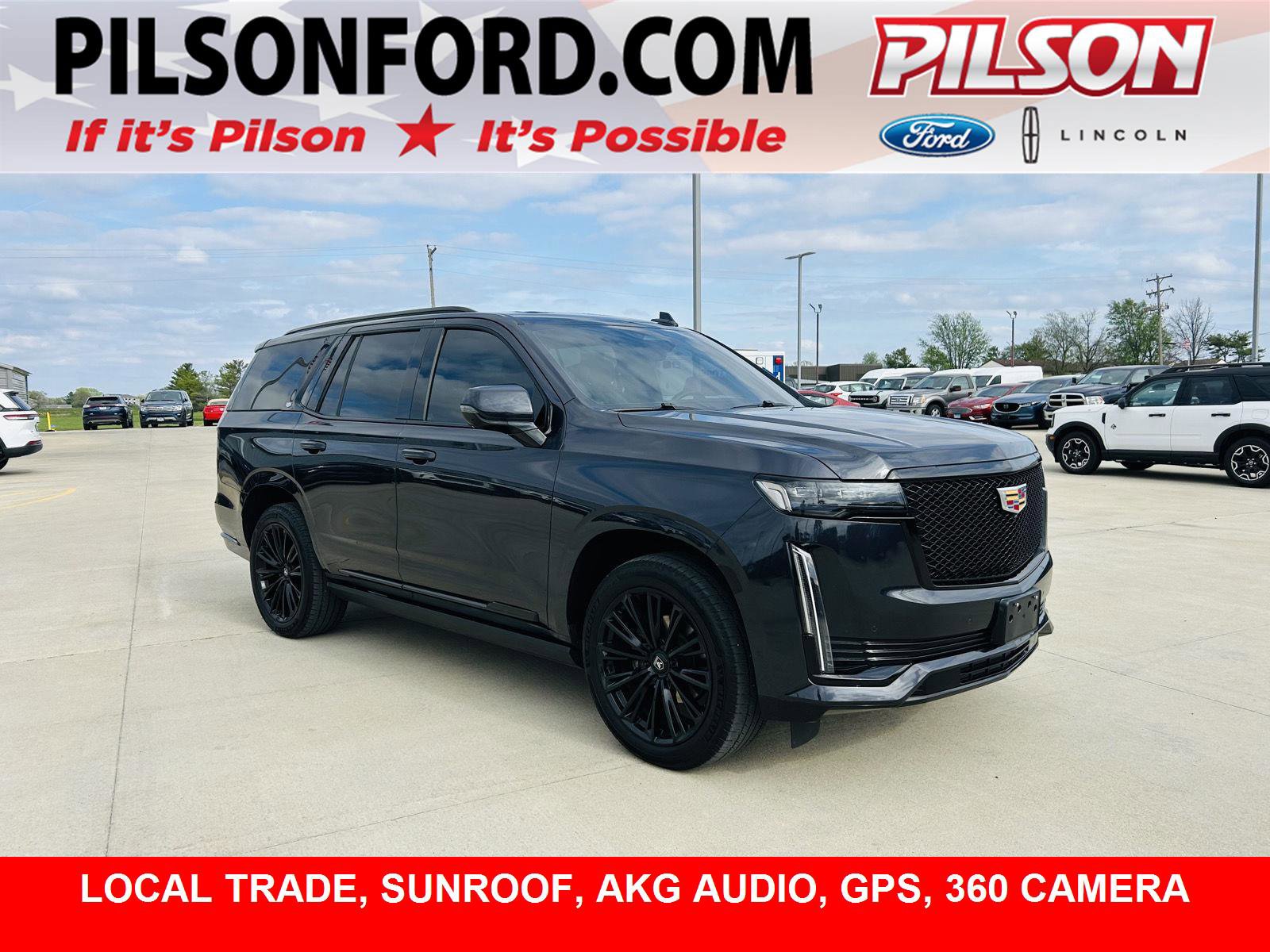 Used 2022 Cadillac Escalade Sport w/ Touring Package AWD/4WD image 1