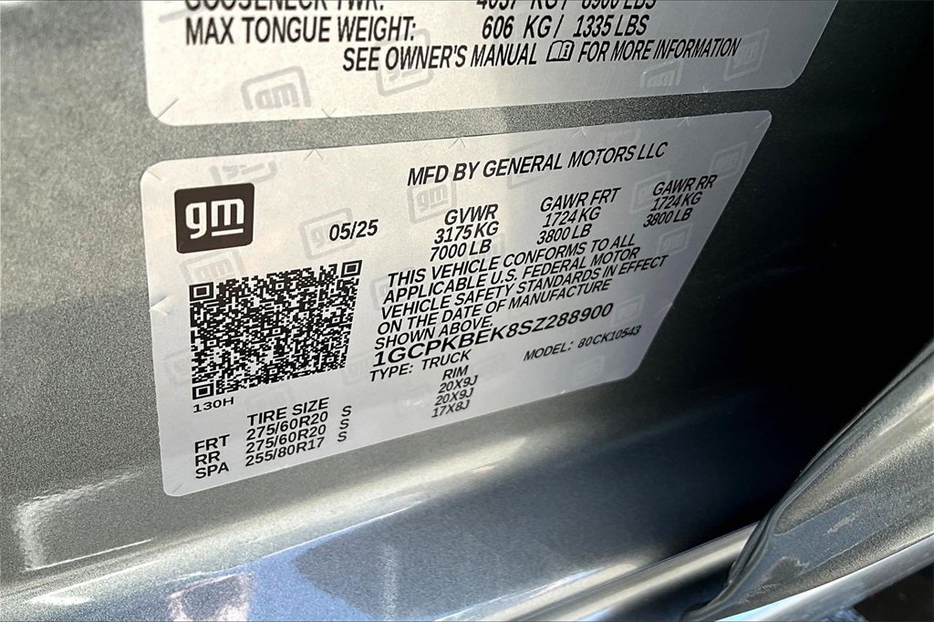 Certified 2025 Chevrolet Silverado 1500 Custom w/ Turbomax Blackout Package image 17