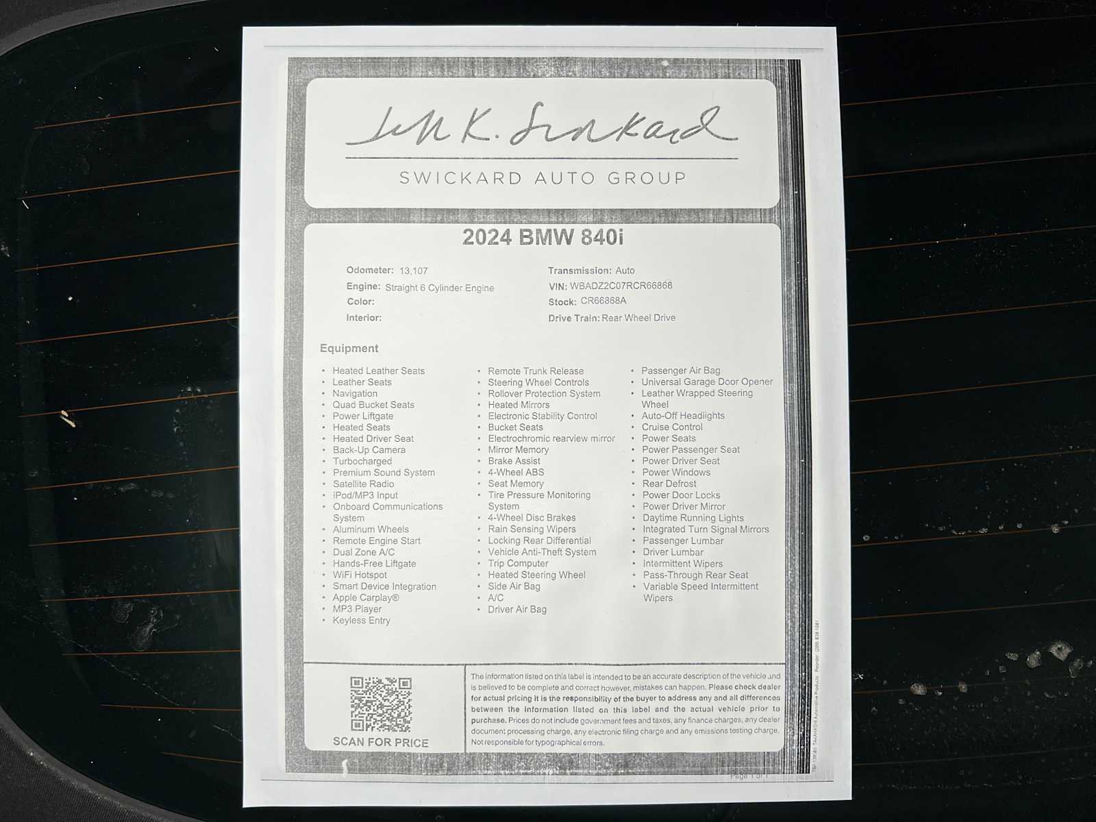 Used 2024 BMW 840i Convertible image 40