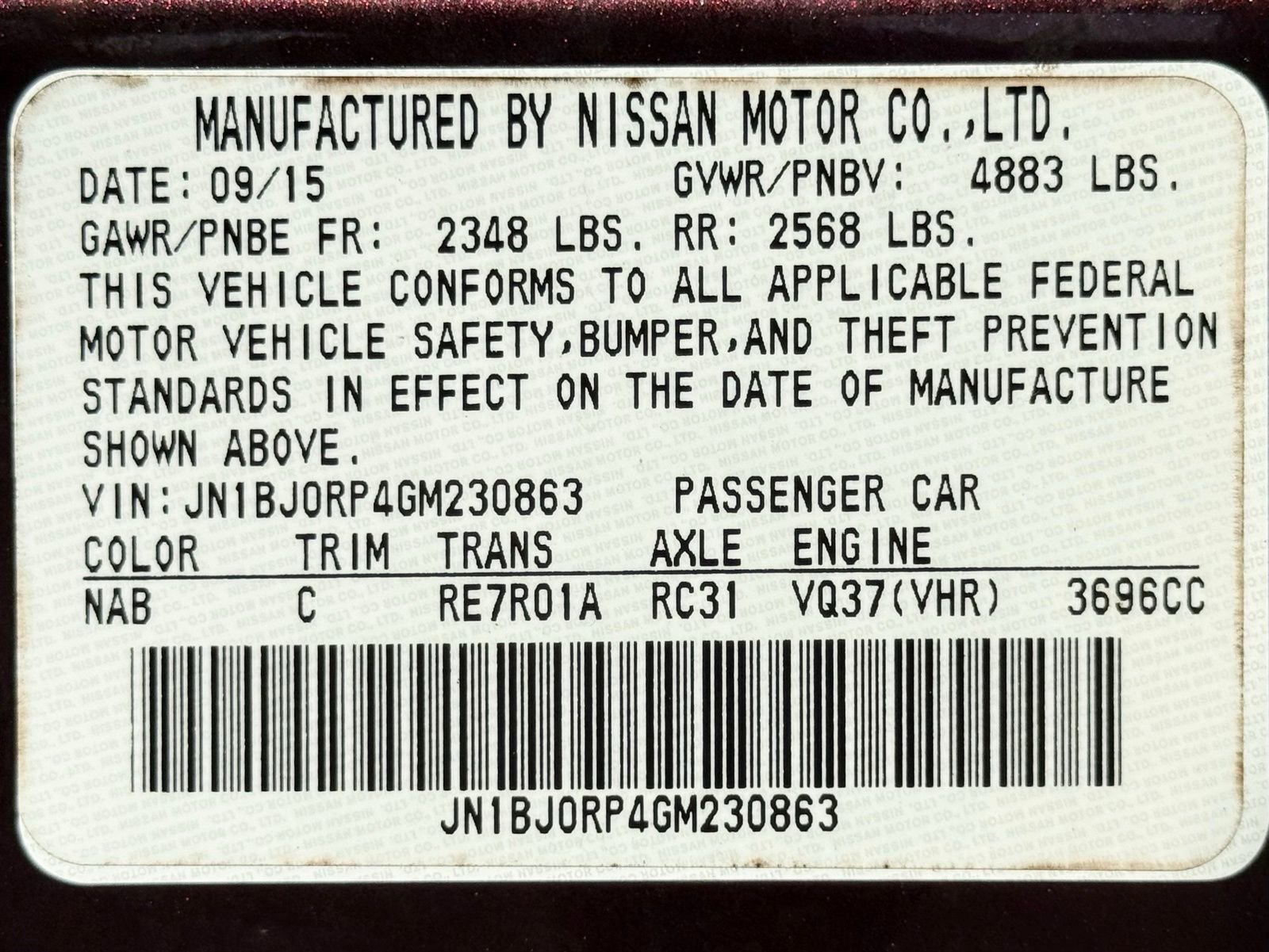 Used 2016 INFINITI QX50 2WD w/ Premium Plus Package image 52