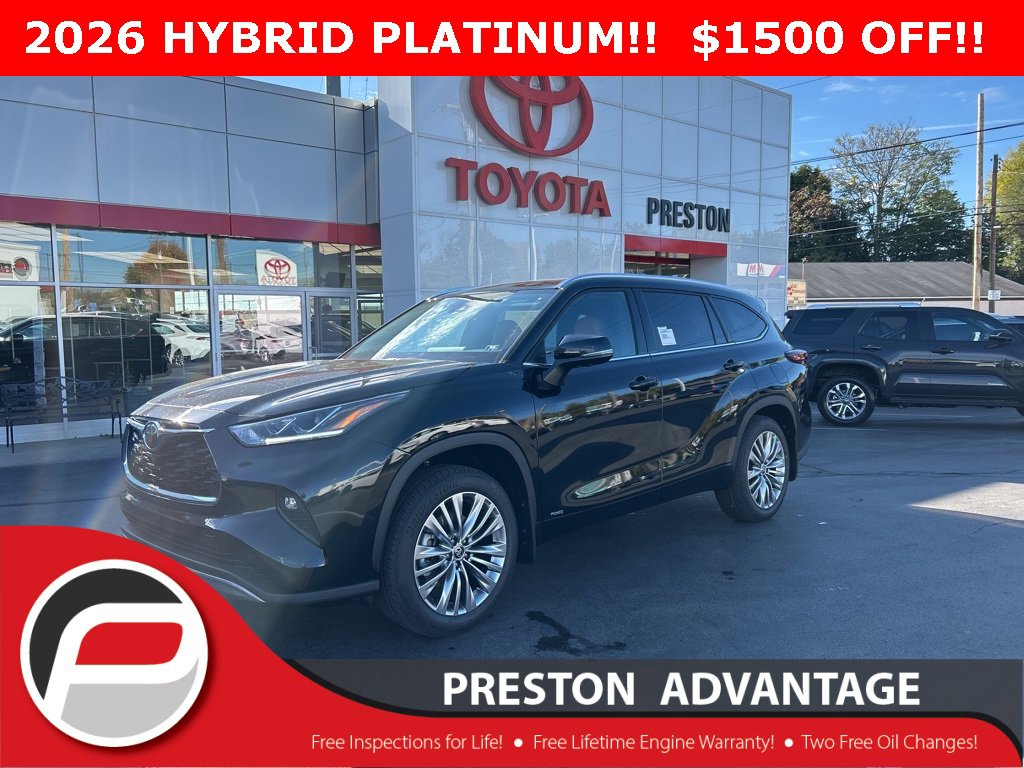 New 2026 Toyota Highlander Platinum image 1
