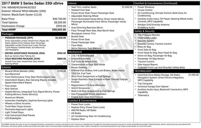 Used 2017 BMW 330i xDrive Sedan image 6
