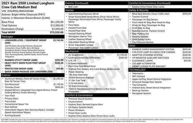 Used 2021 RAM 2500 Limited image 13