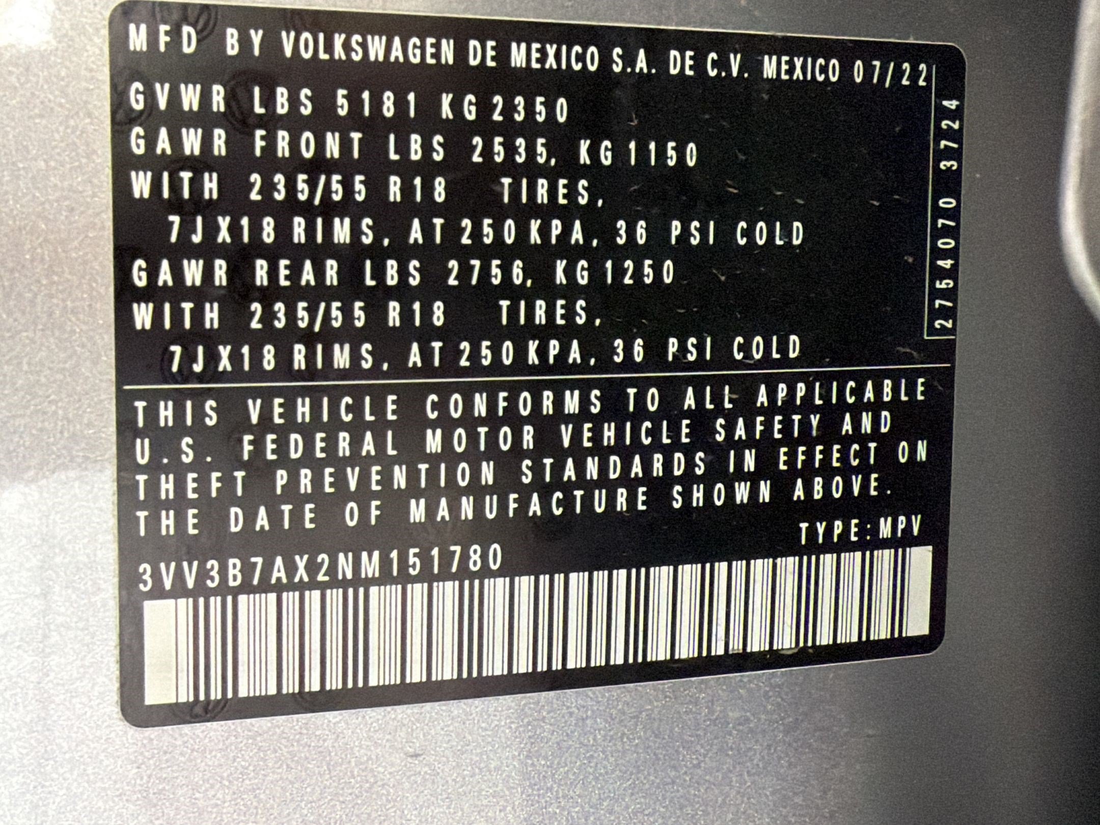 Used 2022 Volkswagen Tiguan SE FWD image 24