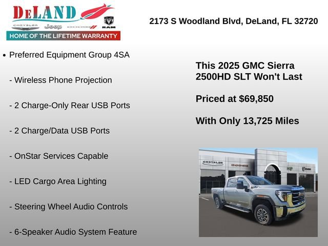 Used 2025 GMC Sierra 2500 SLT w/ SLT Premium Package image 18