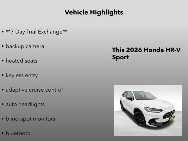 New 2026 Honda HR-V Sport image 5