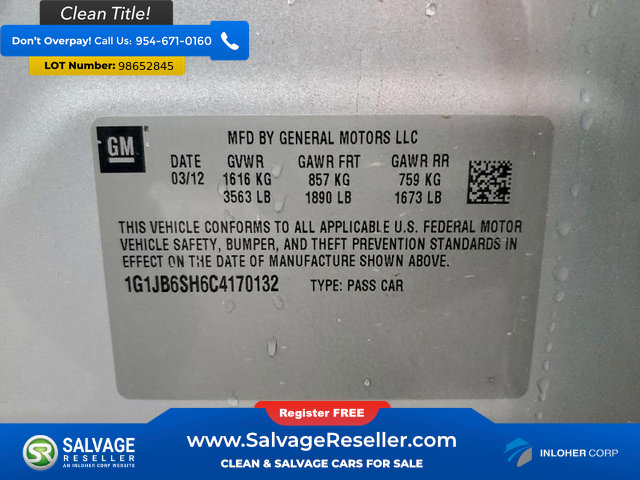 Used 2012 Chevrolet Sonic LS image 16