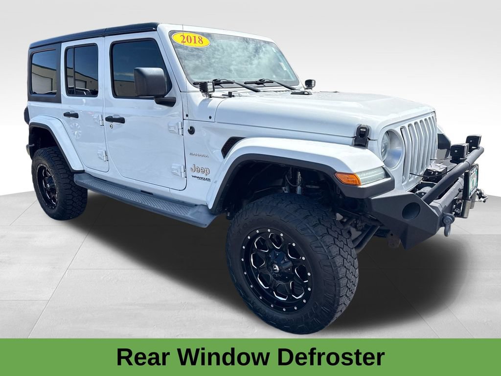 Used 2018 Jeep Wrangler Unlimited Sahara w/ LED Lighting Group AWD/4WD image 10