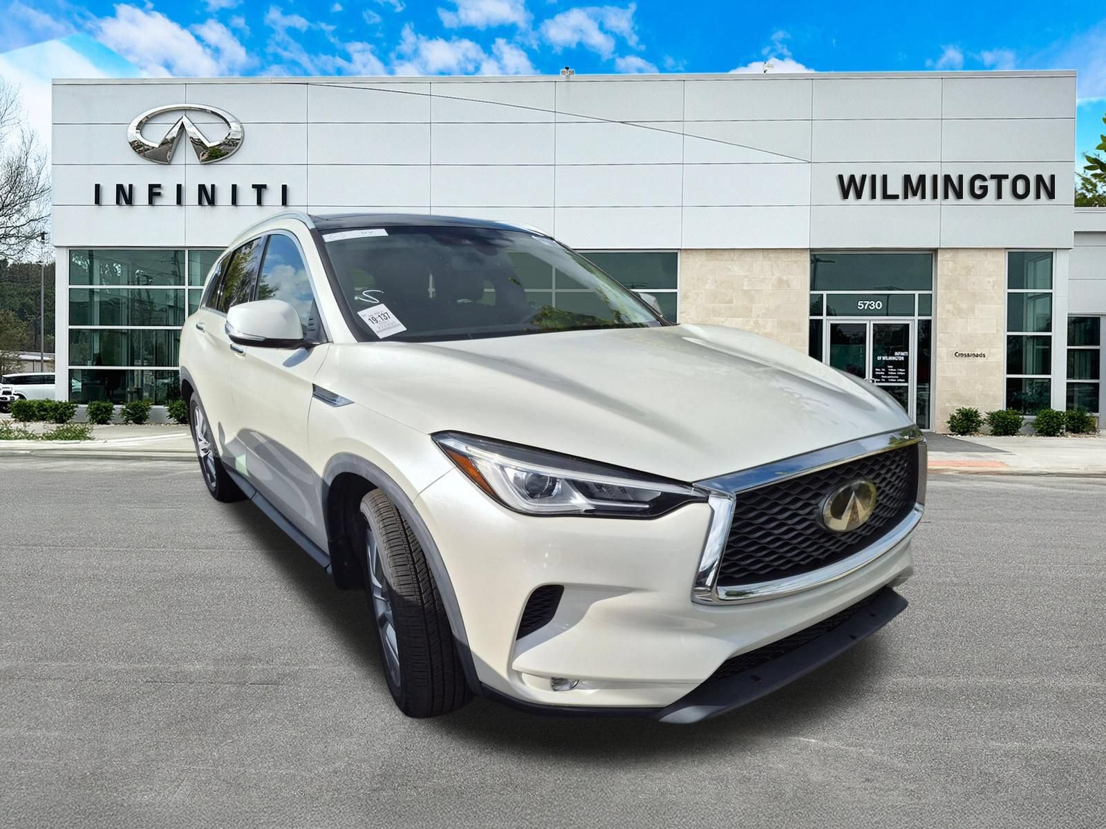 Used 2021 INFINITI QX50 Luxe FWD video 1