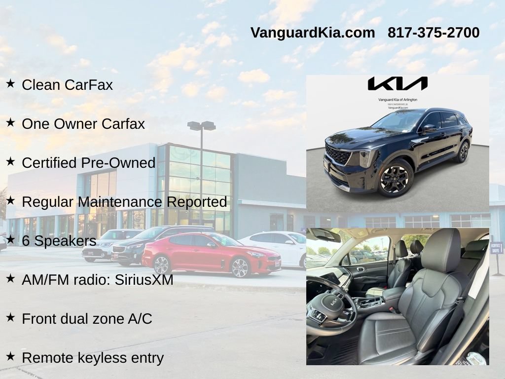 Certified 2025 Kia Sorento S FWD image 6