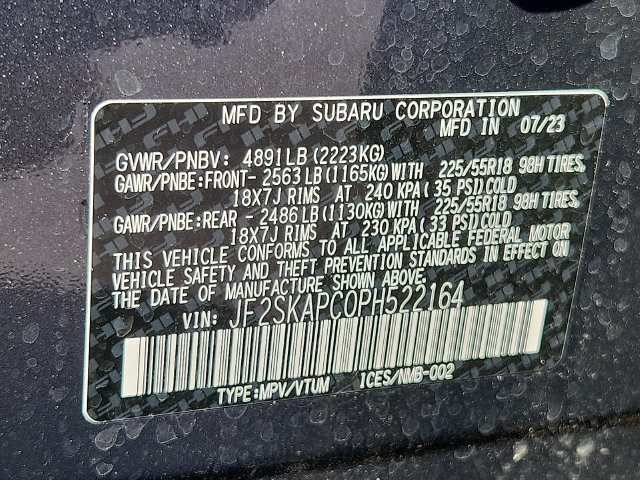 Certified 2023 Subaru Forester Limited AWD/4WD image 29