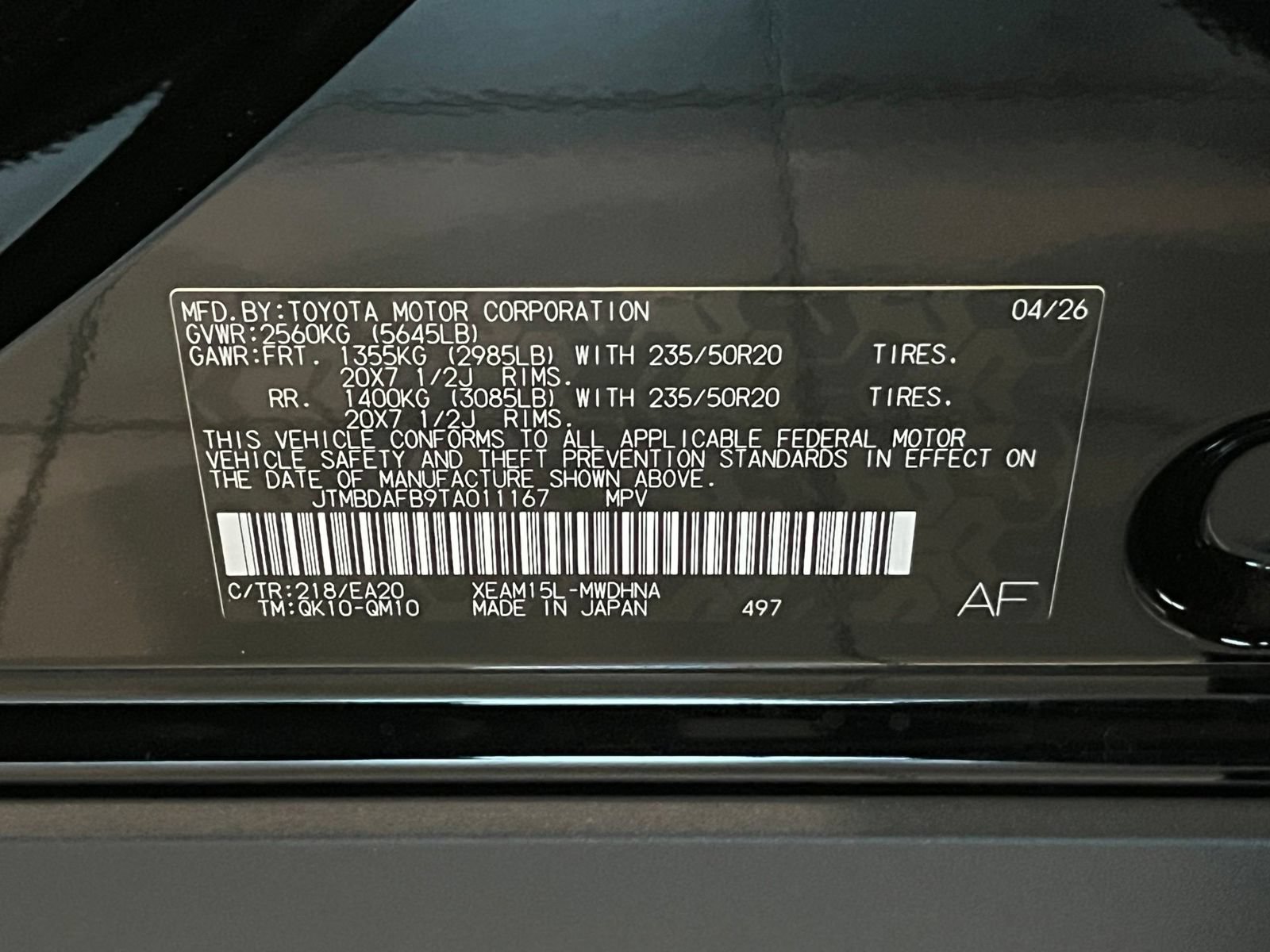 New 2026 Toyota bZ AWD/4WD image 15