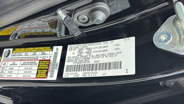 New 2026 Toyota Tundra 1794 Edition AWD/4WD image 39