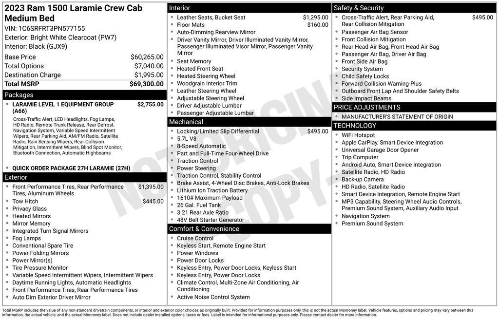 Used 2023 RAM 1500 Laramie AWD/4WD video 2