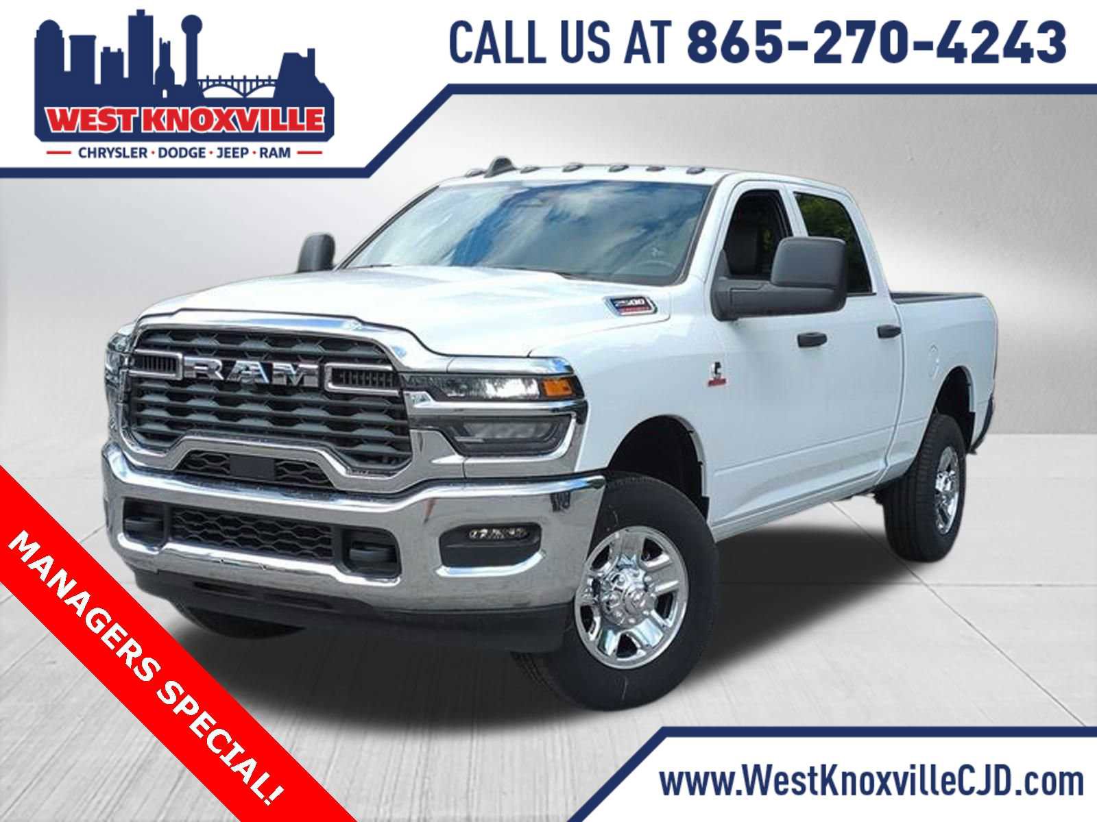 New 2025 RAM 2500 Tradesman w/ Chrome Appearance Group