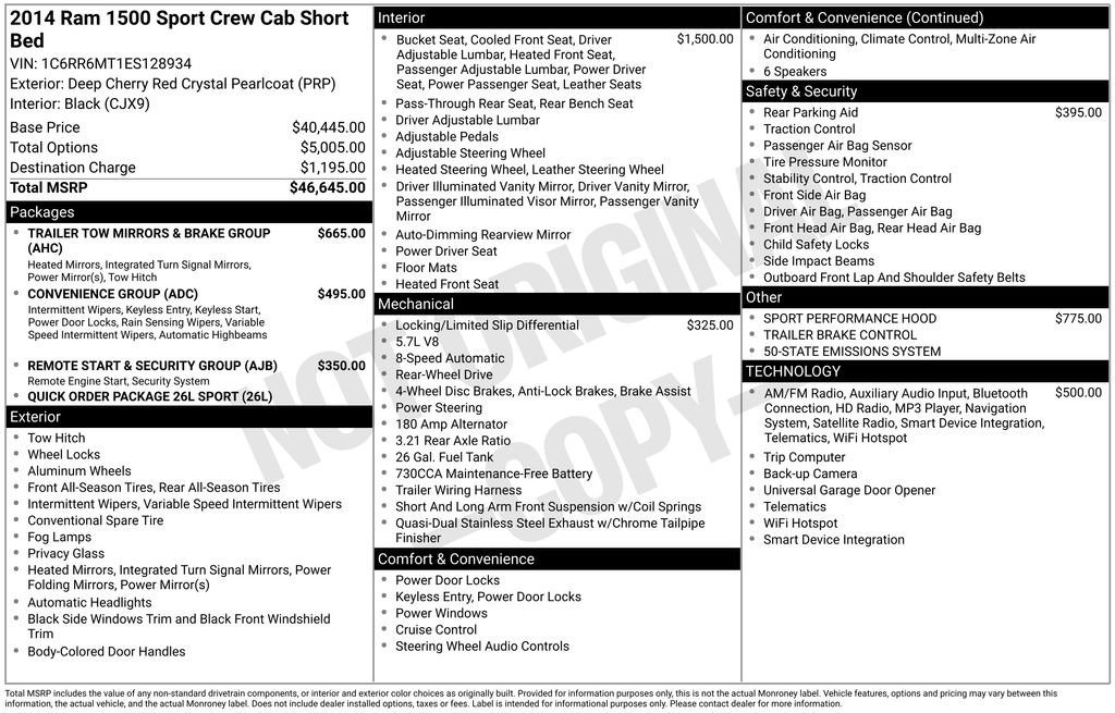 Used 2014 RAM 1500 Sport image 6