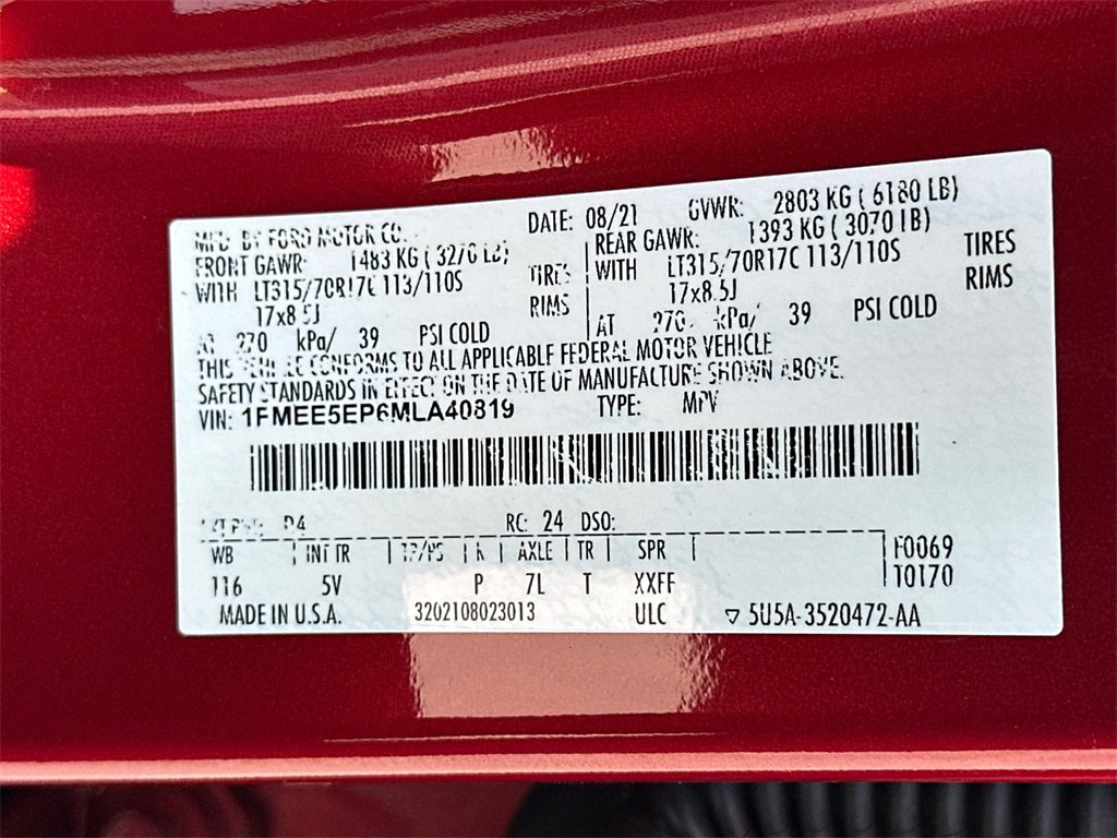 Certified 2021 Ford Bronco First Edition image 34