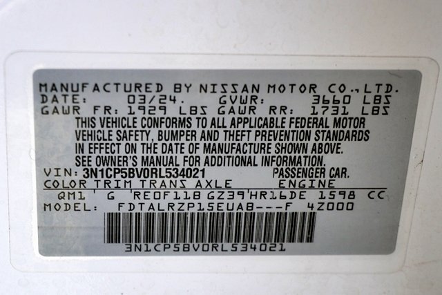 Certified 2024 Nissan Kicks S FWD image 15