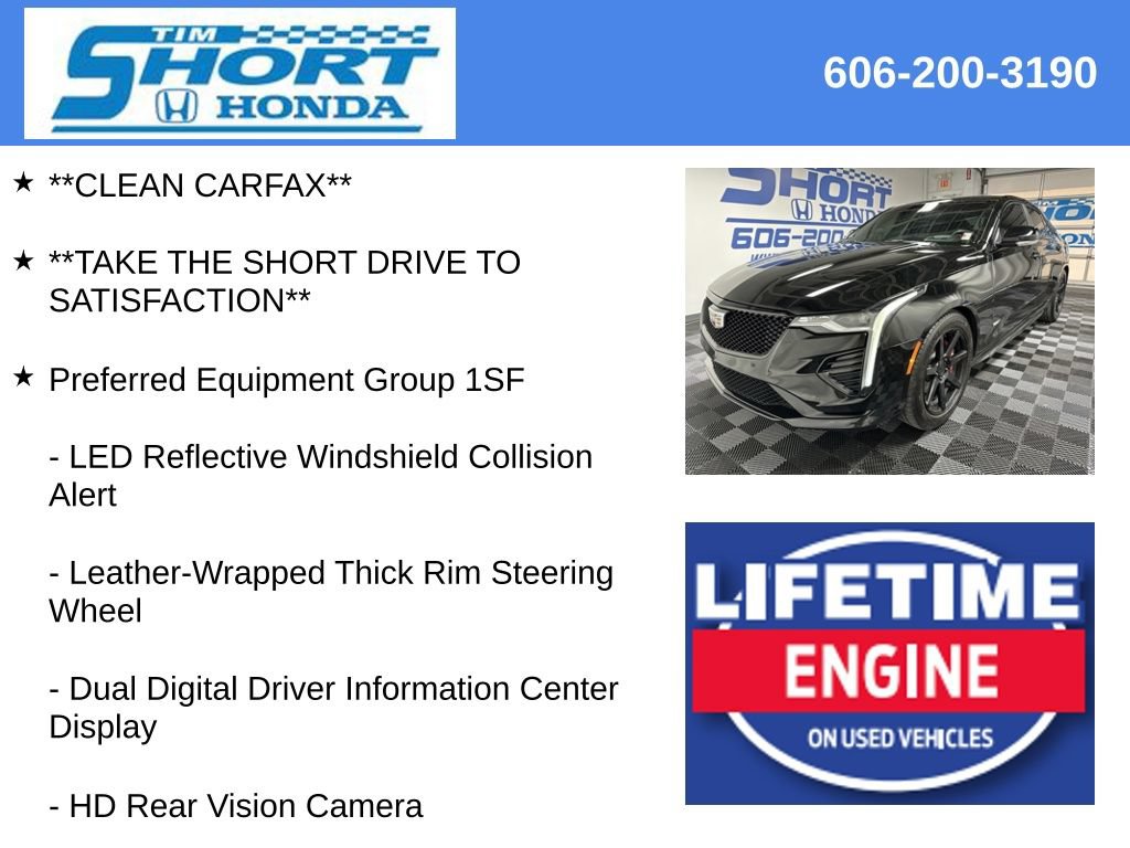 Used 2022 Cadillac CT4 V w/ Navigation Package AWD/4WD image 5