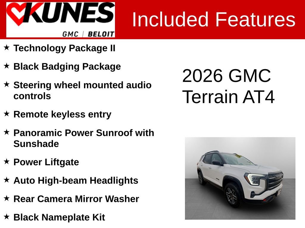 New 2026 GMC Terrain AT4 w/ Technology Package II AWD/4WD image 2