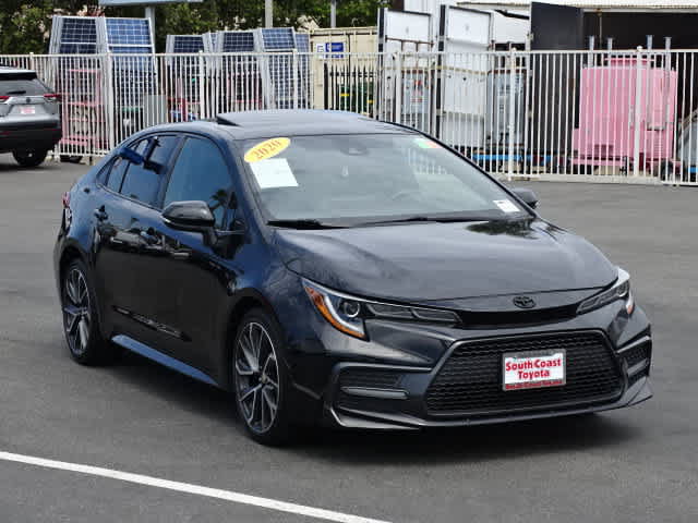 Certified 2020 Toyota Corolla XSE w/ Carpet Mat Package (TMS) FWD image 2