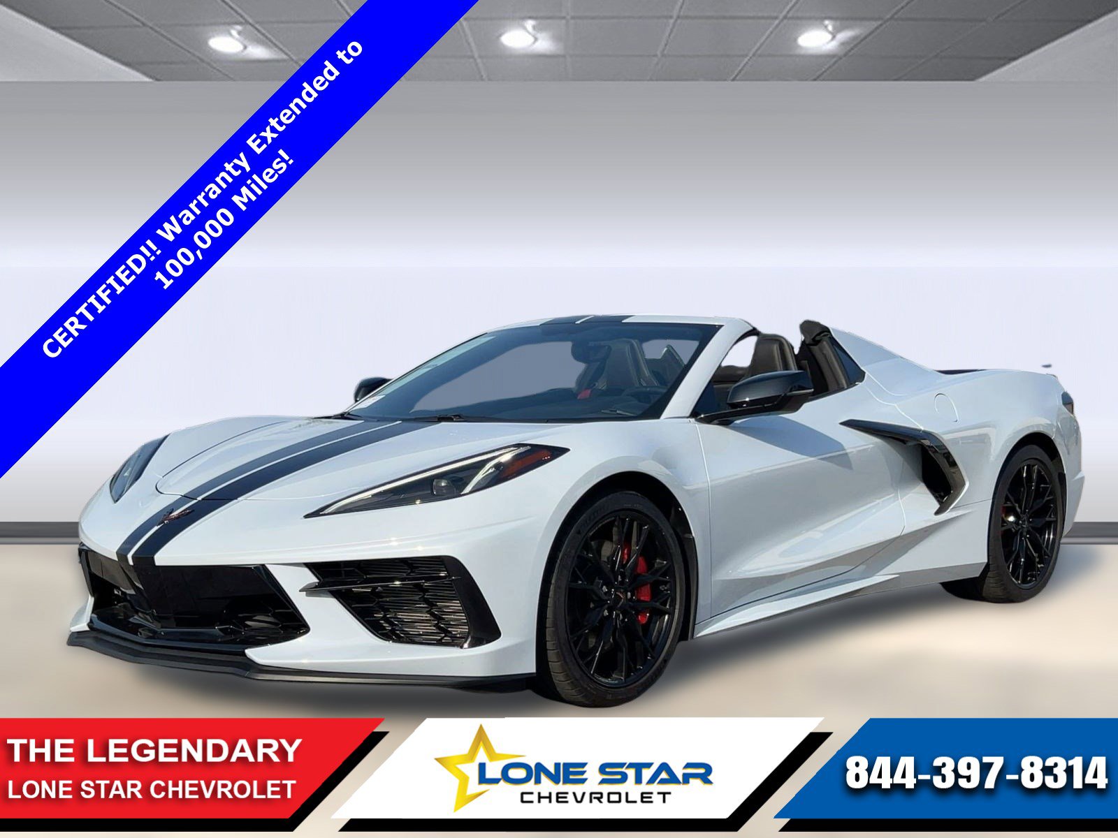 Certified 2023 Chevrolet Corvette Stingray Convertible w/ Z51 Performance Package