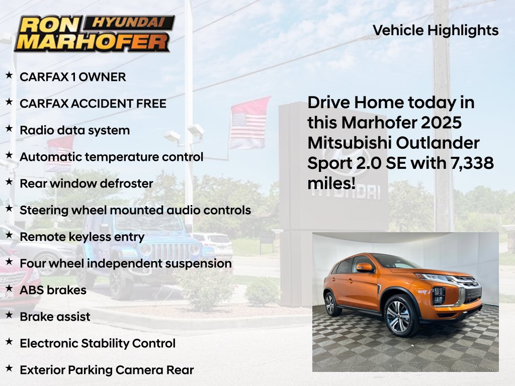 Used 2025 Mitsubishi Outlander Sport SE AWD/4WD image 13